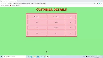 HOW TO APPLY CELLSPACING AND CELLPADDING  ATTRIBUTES OF TABLE TAG IN WEB DESIGNING USING HTML CODE