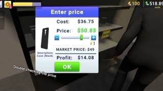 Day 2: Playing Electronic Store Simulator 3d for the first time!!