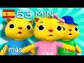 Tres gatitos | ¡Y más canciones infantiles! | 53 minutos | de LittleBabyBum