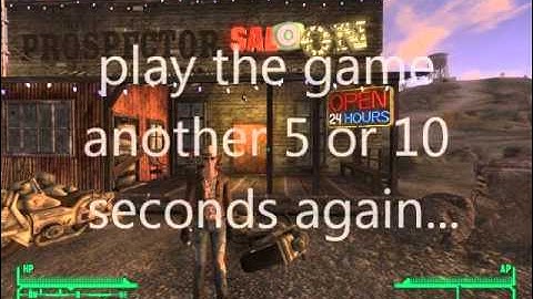 Fallout New Vegas corrupt saves (SOLVED!)