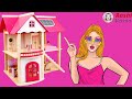 Ultimate Unboxing And DIY Crafting A Magical Miniature Wooden Pink Doll House Adventure 