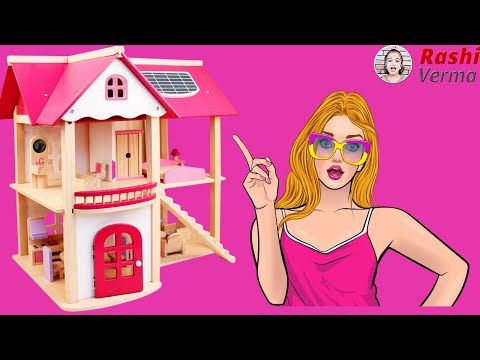 Ultimate Unboxing And DIY Crafting A Magical Miniature Wooden Pink Doll House Adventure