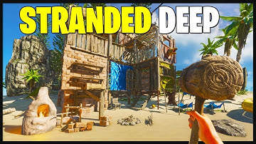 Surviving a Crash Landing on a Desert Island for the FIRST Time! (Stranded Deep Multiplayer EP1)