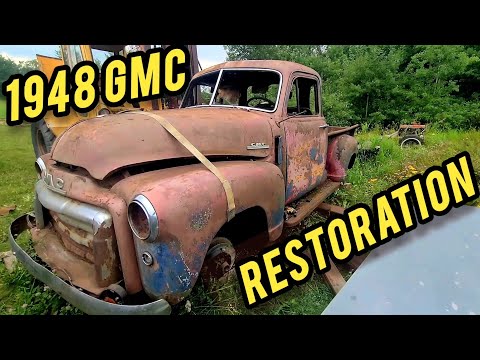 Restoration of a Rusty 1948 GMC. Full Rebuild From Start to Finish