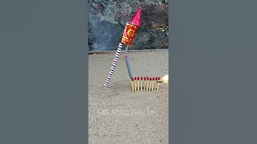 Macthstik Amazing experiment with Diwali crackers 🔥🧨💥#shorts #short video #viral #fireworks
