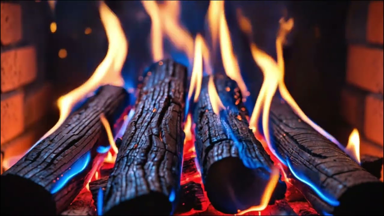 Hypnotic Blue Fire Glow to Help You Unwind and Sleep Better