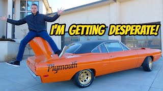 CUTTING HOLES in my rare Hemi Plymouth Superberd to FIX IT???