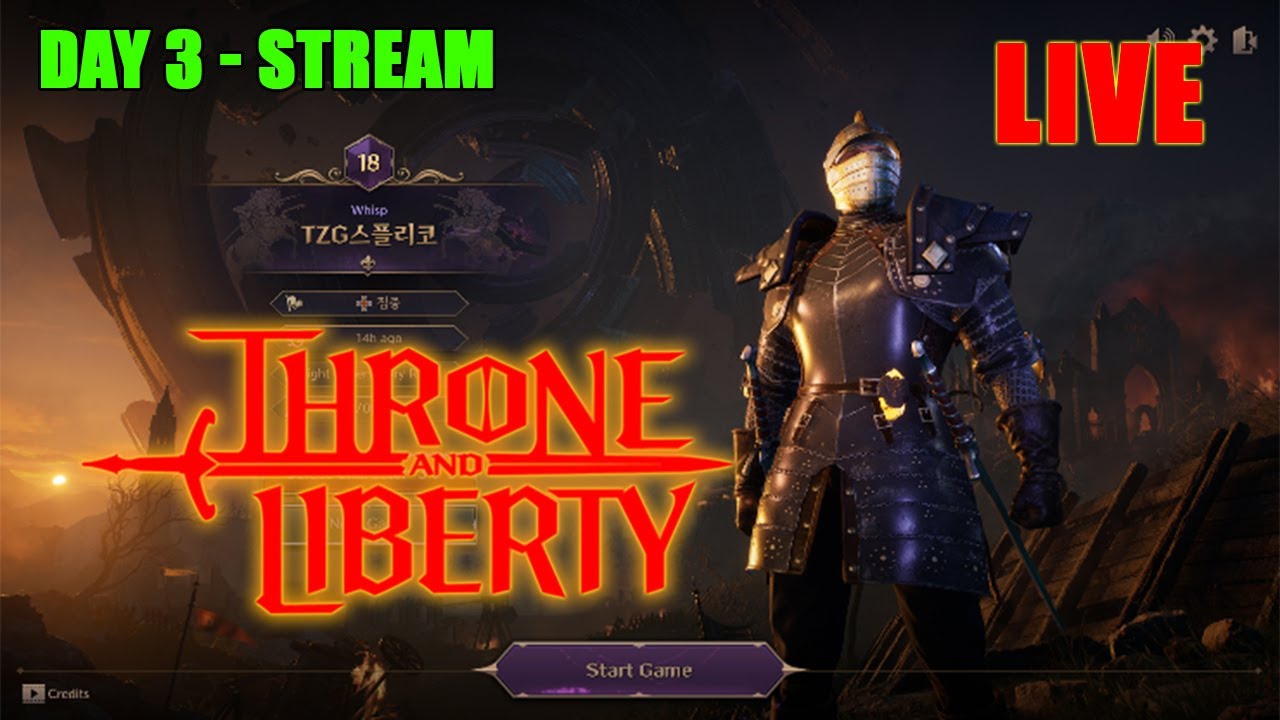Throne & Liberty - lvl 10~20 Gameplay - Korean Release - PC - F2P - KR 