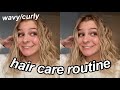 Hair Care Routine *Wavy/Curly* | VLOGMAS DAY 5