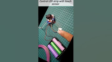 Control LED Strip with a Touch Sensor Using Arduino!