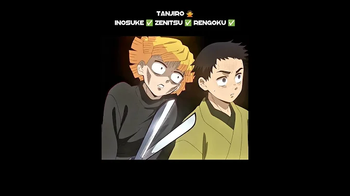 Tanjiro ❌  inosuke ✅  zenitsu ✅  rengoku ✅ #demonslayer #kimetsunoyaiba #animeedit #anime #fyp