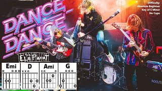 DANCE, DANCE by Cage the Elephant (Easy Guitar & Lyric Scrolling Chord Chart Play-Along)