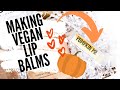 Making Vegan Lip Balms - Pumpkin Pie - With Recipe!