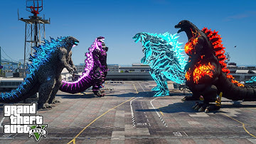 Godzilla. Shin Godzilla vs Burning Godzilla, Godzilla Earth ( GTA V Mods )