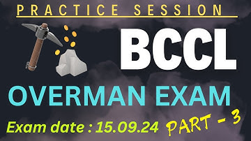 BCCL expected questions || junior overman 2024 || part - III
