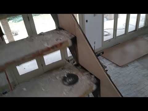 Laminating steel curved