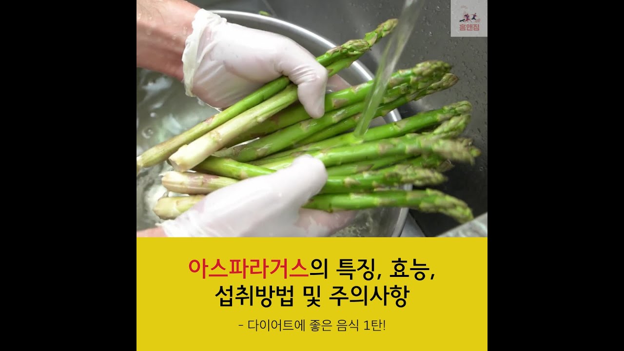 아스파라거스의 특징, 효능, 섭취방법 및 주의사항 A to Z! |홈앤짐