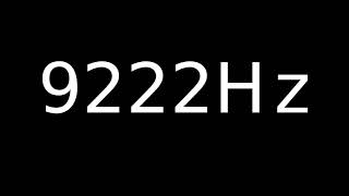 Speaker Sound Test 9222Hz | Speaker cleaner sound