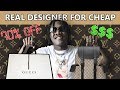 How to get DESIGNER CLOTHES for CHEAP | GUCCI, OFF WHITE, PRADA |Affordable Clothing