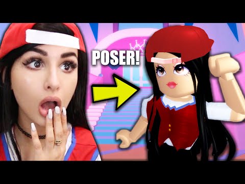 Playing Roblox With An Sssniperwolf Poser She Pretended To Be Her