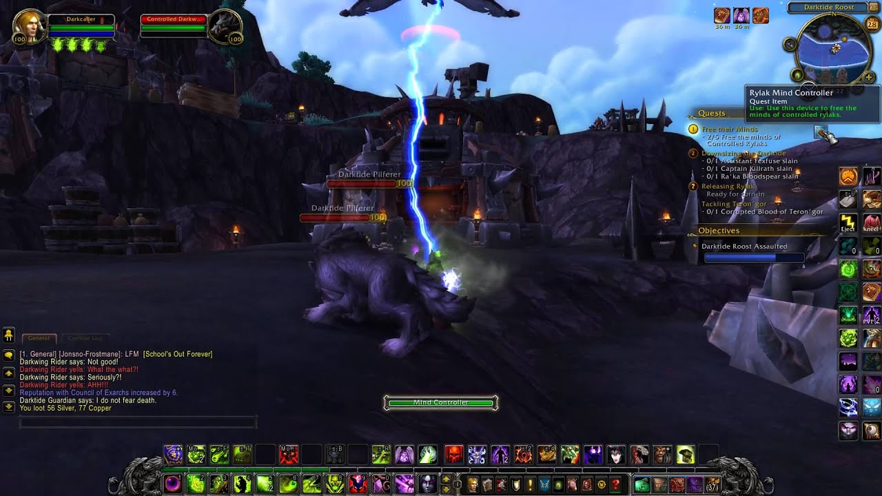 Warlords of Draenor Garrison Campaign Darktide Roost YouTube