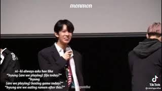 enhypen heeseung and ni-ki adorable moments #heeki #engene #niki #hyung #maknae #fakemaknae