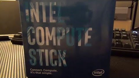 Intel Compute Stick 2016 - Unboxing