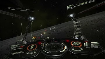 NPC combat against a Python Flight Assist off