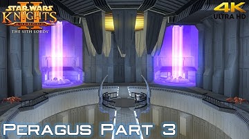 Star Wars Knights of the Old Republic 2 Restored Content Peragus Part 3 Walkthrough (4K)