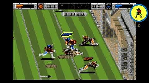 Atari VCS App Antstream Arcade ----- Brutal Football Gameplay