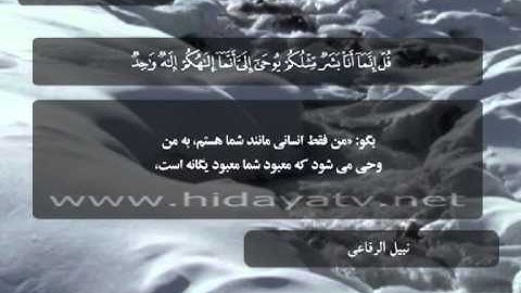 190 B / تلاوت قرآن با صدای نبيل الرفاعي / (1-8) سوره فصلت / جزء 24