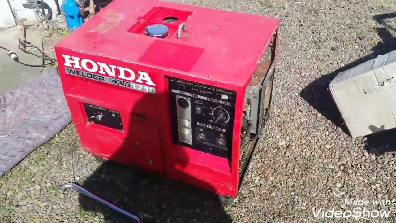 Honda Gas Powered Arc Welder / Generator clean up, and fuel system