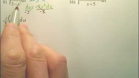 5.2a1 Natural Logarithmic Integration - Calculus