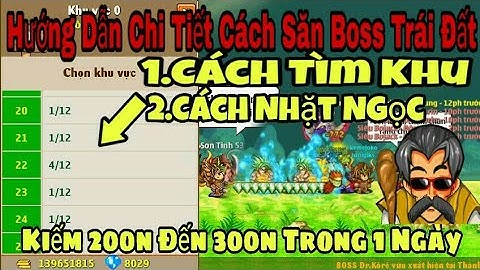 Ngọc Rồng Online - Hướng Dẫn Chi Tiết Cách Săn Boss Td Cho Ae Chưa Biết