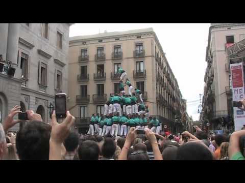 Castellers de Vilafranca a La Mercè 2010 - " pd8fm " (Pilar de vuit amb folre i manilles)