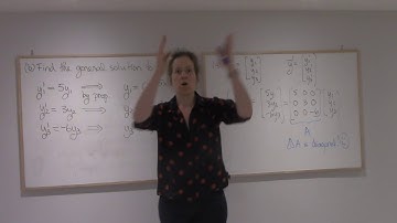 10.2 Example of solving a linear system of DE with a diagonal matrix