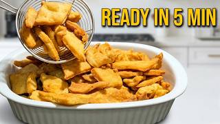 Just  Flour, water and  garlic, Ready in 5minutes  for Tea