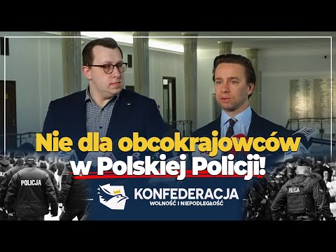 NIE DLA OBCOKRAJOWCÓW W POLSKIEJ POLICJI! #NaŻywo