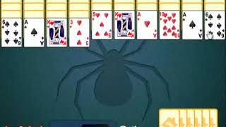 Spider Solitaire 2 suits play online for free screenshot 5
