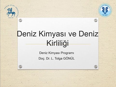 Deniz Kimyası ve Deniz Kirliliği