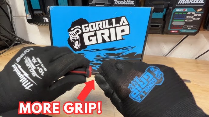 Trying out these Gorilla Grip TRAX Extreme Grip work gloves 