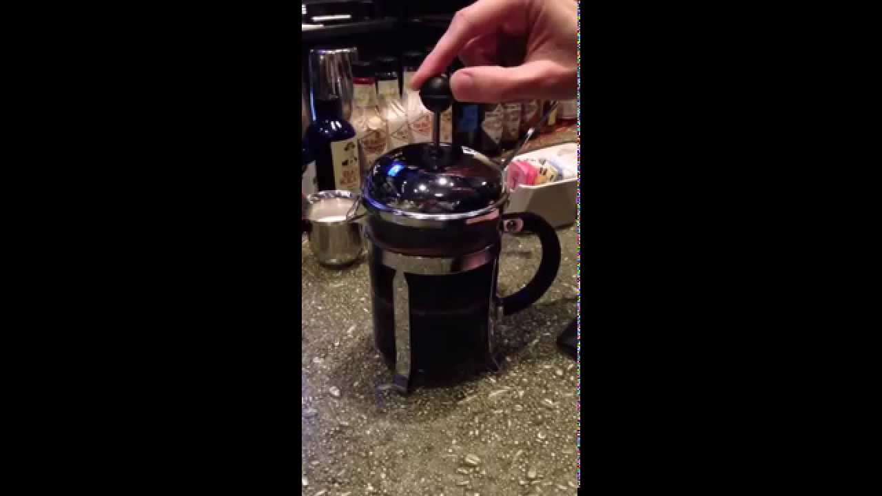French Press decaf coffee demonstration, Fort Worth, Texas YouTube
