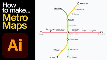 How To Make a Metro Map in Adobe Illustrator
