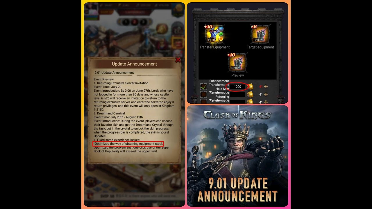 Clash of Kings - Clash of Kings new update is available for