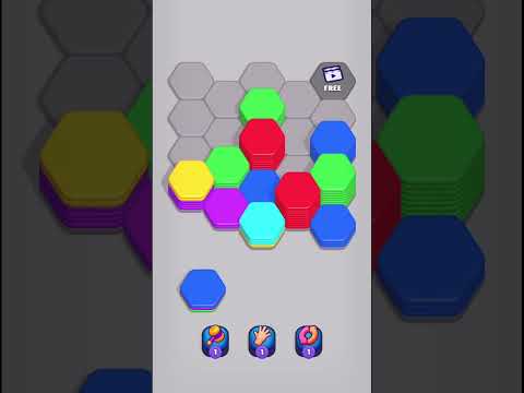 Hexa Sort Puzzle Rainbow #hexasort #short