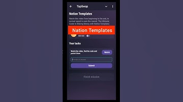 Notion Templates || Tapswap code || tapswap code Notion Templates #crypto​ #tapswapcode