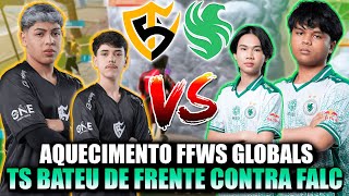 QUE PARTIDA! TS MOSTRA FORÇA CONTRA A FALCONS NO AQUECIMENTO PRO MUNDIAL! ⚔️