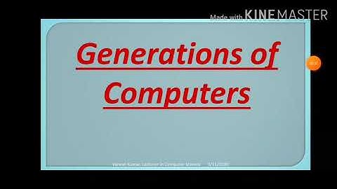 1.6 Generations of Computer by Vaneet Kumar, Lecturer|| JKBOSE 11th class || Computer Science