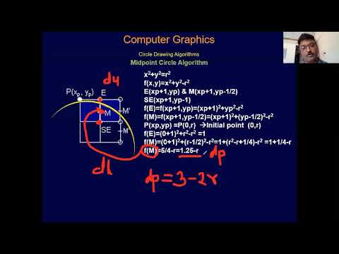 Mid Point Circle Drawing Algorithm Program Implementation in C++ - YouTube