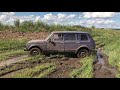 Нива 2131 4x4 по грязи off-road